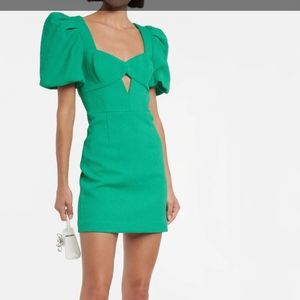 Rebecca vallance Puff sleeve mini dress.